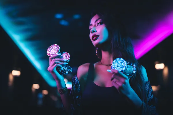 A person using their device against a moody casino-themed background, illustrating the smooth re-entry process at RAJ123.